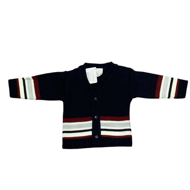 Baby Boys Navy Blue Cardigan