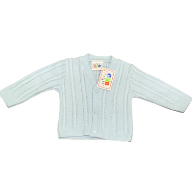 Baby Boys Pale Blue Cardigan