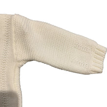 Load image into Gallery viewer, Baby Girls Knitted V Neck Cardigan White &amp; Grey