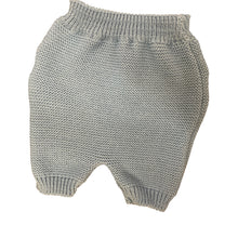Load image into Gallery viewer, Baby Boy&#39;s Blue &amp; White 3 Piece Knitted Outfit