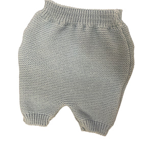 Baby Boy's Blue & White 3 Piece Knitted Outfit