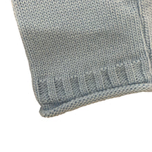 Load image into Gallery viewer, Baby Boy&#39;s Blue &amp; White 3 Piece Knitted Outfit