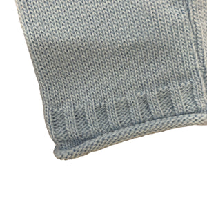 Baby Boy's Blue & White 3 Piece Knitted Outfit