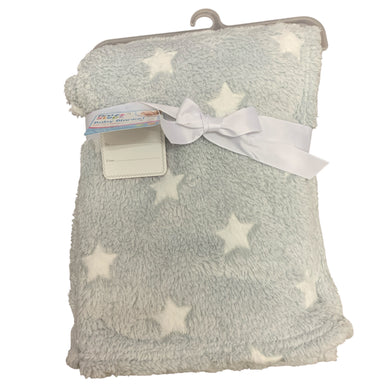 Soft Fllece Baby Wrap Grey & White 75 x 100 cms (Copy)
