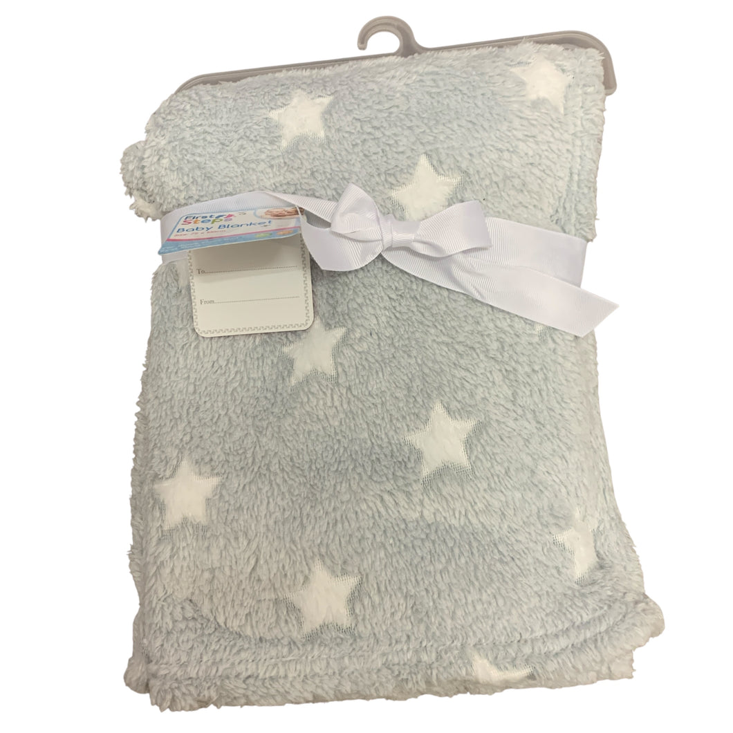 Soft Fllece Baby Wrap Grey & White 75 x 100 cms (Copy)