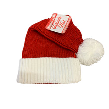 Load image into Gallery viewer, Baby's Christmas Knitted Santa Hat