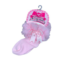 Load image into Gallery viewer, Girl's Tutu Frilly Frou Frou Ankle Socks Pink 0-18 Months