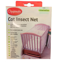 Load image into Gallery viewer, Clippasafe Cot Size Insect Net 135 x 67 x 67 cms