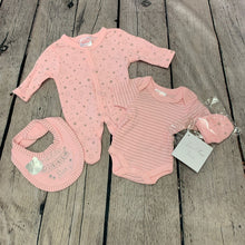 Load image into Gallery viewer, Tiny Baby Premature Prem Baby Girl&#39;s 4 Piece Outfit Suit- Pink