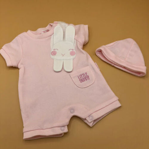 Tiny Baby or Premature Baby Girl's Pink Outfit