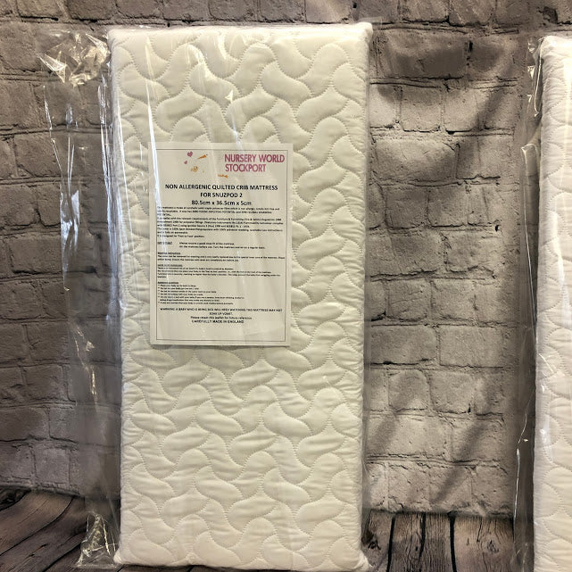 Deluxe Quilted Replacement Snuzpod Mattress x x 5cms
