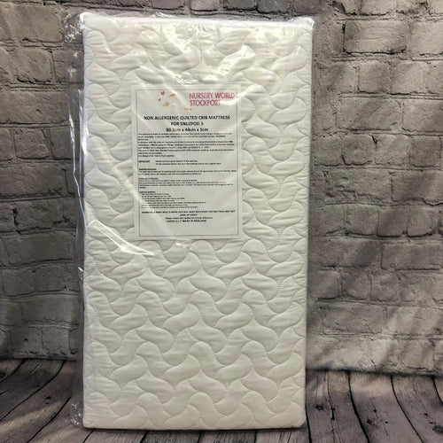 Deluxe Quilted Replacement Snuzpod 3  Mattress 80.5 x 44 x 5cms