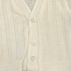 Tiny Baby Newborn Baby Boy's Cream Long Sleeved Cardigan