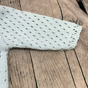 Tiny Baby and Premature baby Boy's Girl's Pale Blue Cardigan