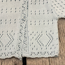 Load image into Gallery viewer, Tiny Baby and Premature baby Boy&#39;s Girl&#39;s Pale Blue Cardigan