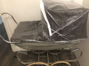 Mattress and PVC Rain Cover to Fit Silver Cross Oberon Doll's Pram