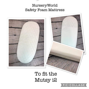 Replacement Safety Foam Pram Mattress Fits Mutsy i2 Carrycot Pram