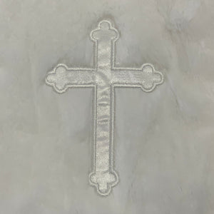 White Christening Baptism Shawl for Baby