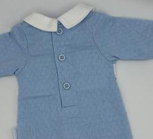 Load image into Gallery viewer, Premature Preemie Prem Tiny Baby Girl&#39;s or Boy&#39;s all in one Outfit with Smocking- Pink or Blue