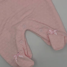 Load image into Gallery viewer, Premature Preemie Prem Tiny Baby Girl&#39;s or Boy&#39;s all in one Outfit with Smocking- Pink or Blue