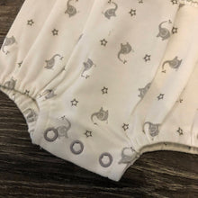 Load image into Gallery viewer, Tiny Baby Boy&#39;s or Girl&#39;s Premature Baby Romper Set White &amp; Grey - 2859
