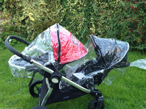 PVC Raincover to fit Babyjogger City Select Stroller (Twin Pack)