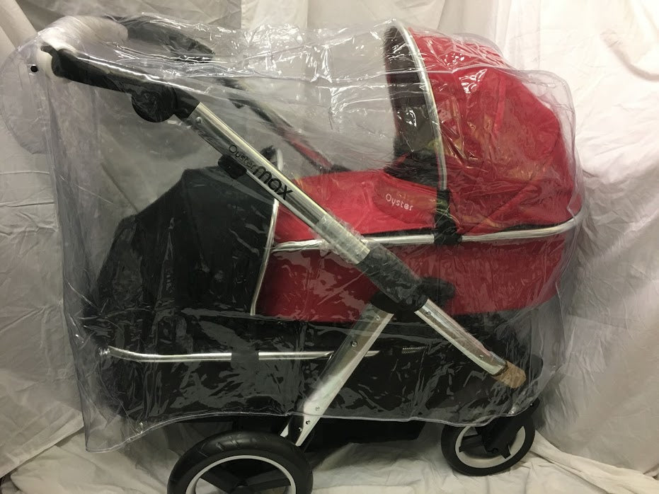 PVC Raincover to fit Babystyle Oyster Max Twin Pushchair or Twin Pram
