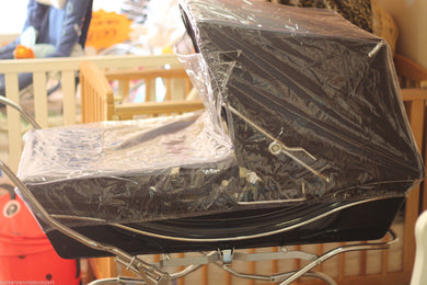 PVC Rain Cover or Dust Cover to Fit Silver Cross Kensington Coach Pram