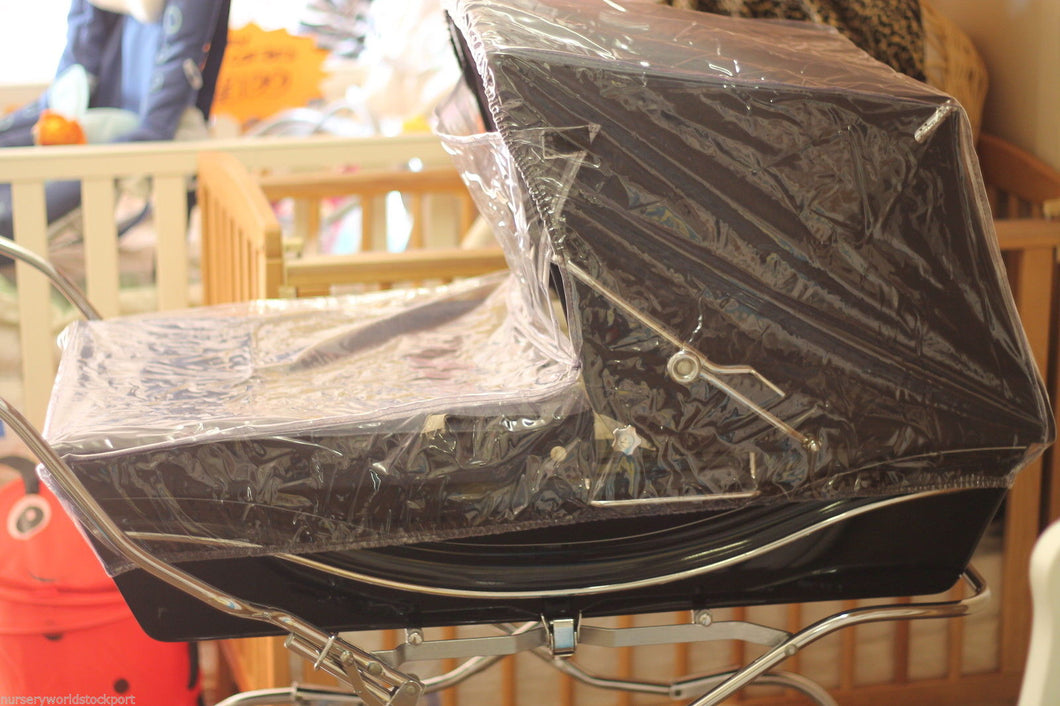 PVC Rain Cover or Dust Cover to Fit Silver Cross Kensington Coach Pram