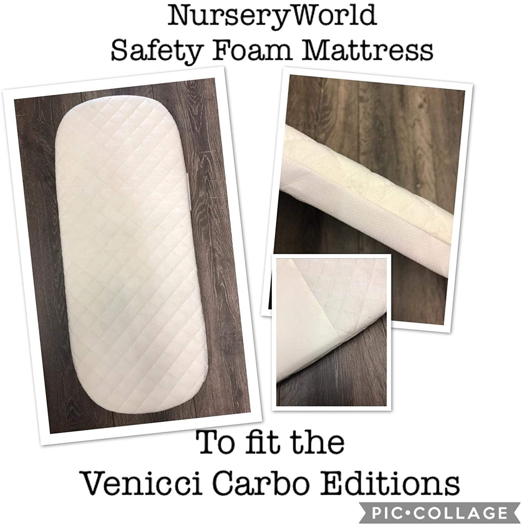 Non Allergenic Vegan Fibre Pram Mattress Fits Venicci Carbo Editions Pram