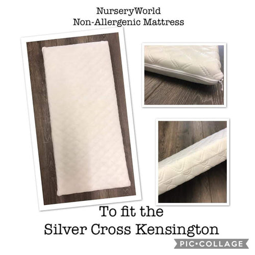 Non Allergenic Vegan Fibre Pram Mattress Fits Silver Cross Kensington Coach Built Pram