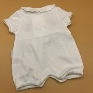 Baby Boy's or Girl's Premature Baby Tiny Baby Outfit-White & Grey - 8270
