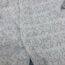 Load image into Gallery viewer, Tiny Baby Premature Baby Sleep Suits (Sleepsuits) White  100% Cotton - 7022