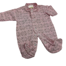 Load image into Gallery viewer, Tiny Baby Premature Baby Sleep Suits (Sleepsuits) Pink 100% Cotton -3966