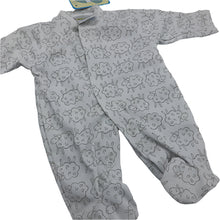 Load image into Gallery viewer, Tiny Baby Premature Baby Sleep Suits (Sleepsuits) White  100% Cotton - 7022