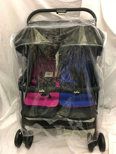 PVC Raincover to fit Joie Aire Side by Side Twin Pushchair Stroller