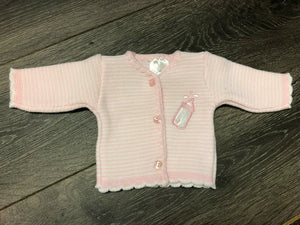 Tiny Baby or Premature Baby Girl's Cardigan
