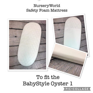 Replacement Safety Foam Pram Mattress Fits Original Style Oyster 1 Pram
