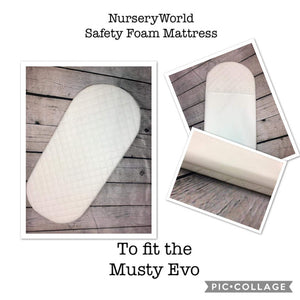 Replacement Safety Foam Pram Mattress Fits Mutsy Evo Carrycot Pram Body