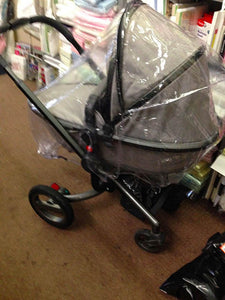 PVC Rain Cover to fit Silver Cross Surf Pram Carrycot