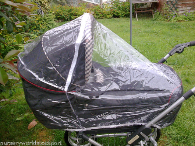 PVC Rain cover to fit Silver Cross Original Style Sleepover Pram & Pushchair
