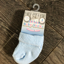 Load image into Gallery viewer, Tiny Baby or Premature Baby Socks Pink or Blue ( Pack of 2 pairs ) NEW ARRIVAL