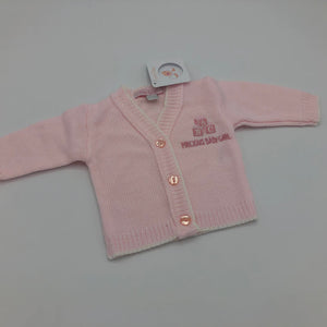 Baby Boy's or Girl's Premature Prem Tiny Baby Cardigans Pink or Blue